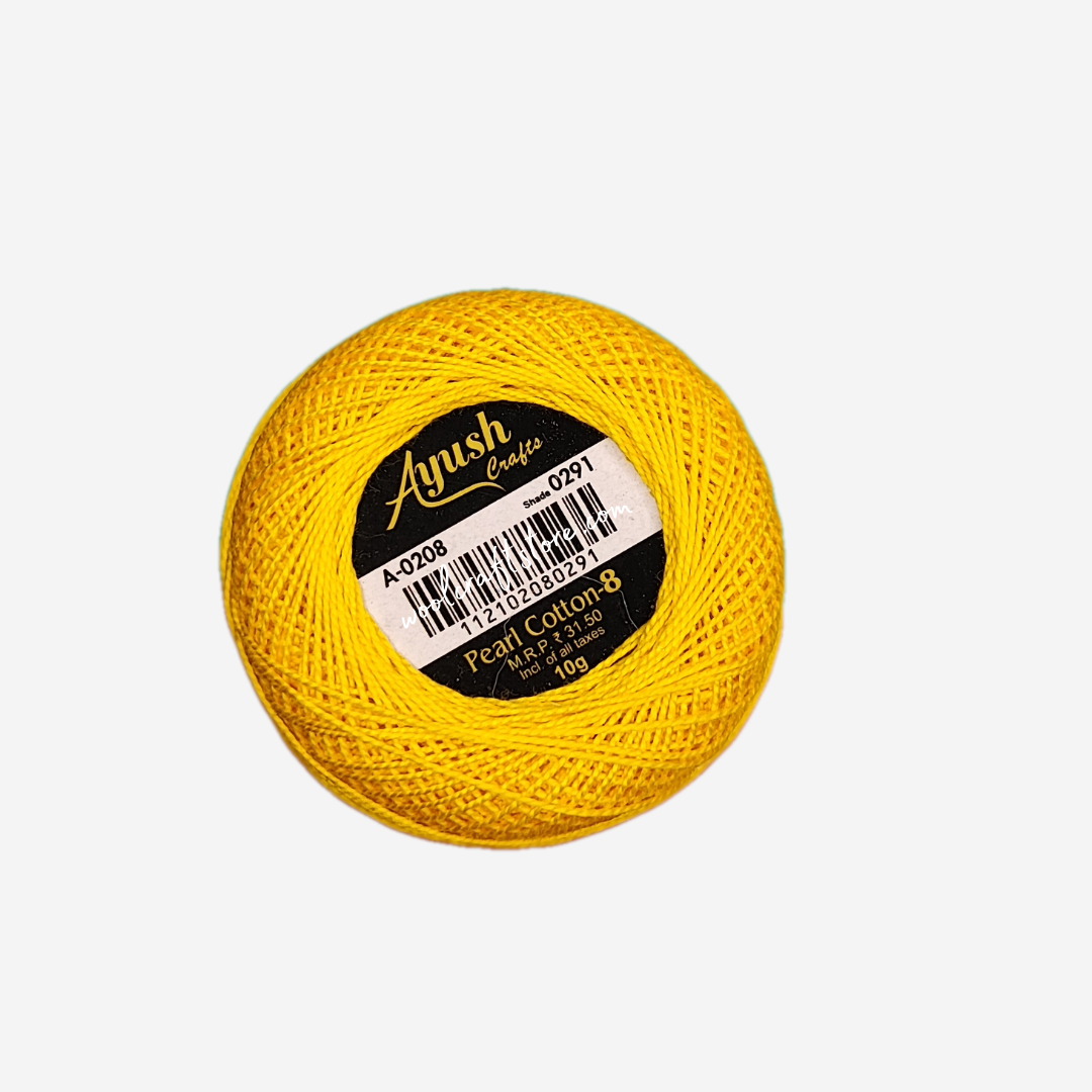 Pearl Cotton Thread No.8 - 0291 – WoolCraft Store