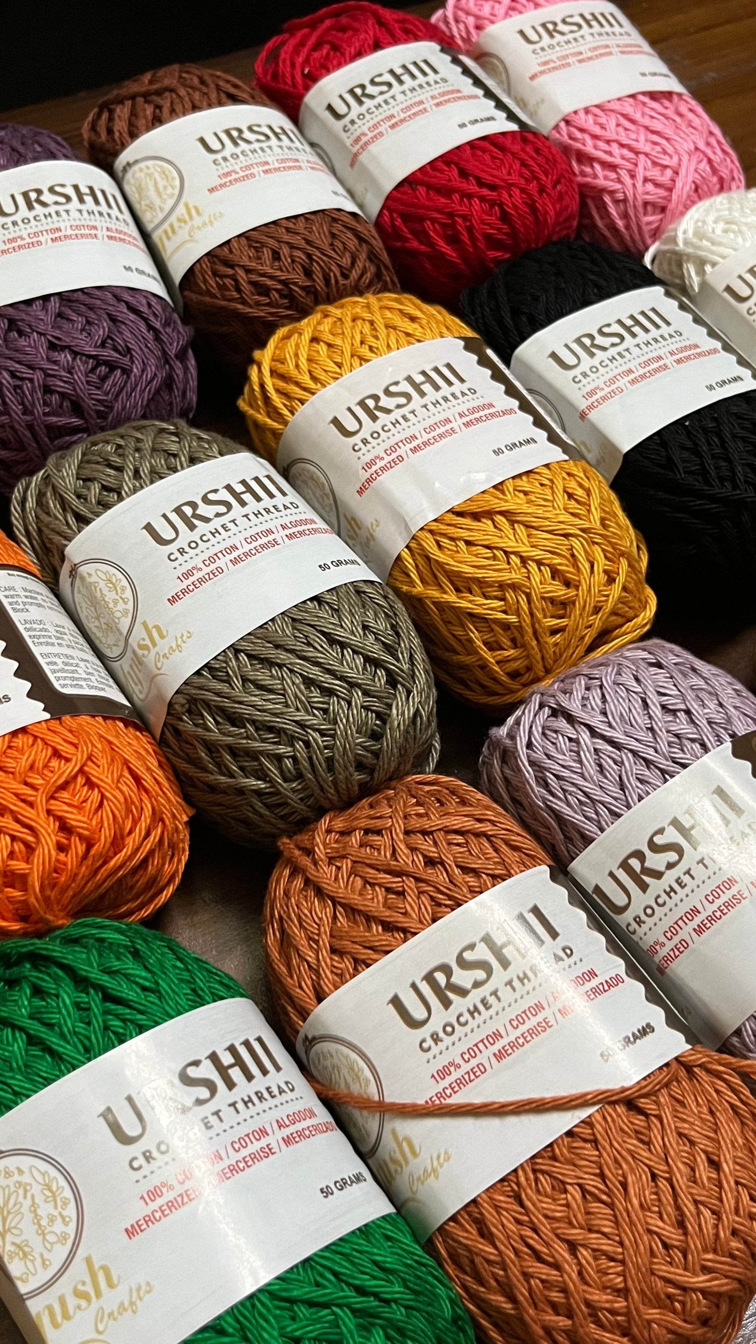 URSHII 4ply Mercerised Cotton yarn