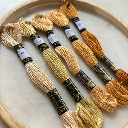 Embroidery Threads - Neautral Hues