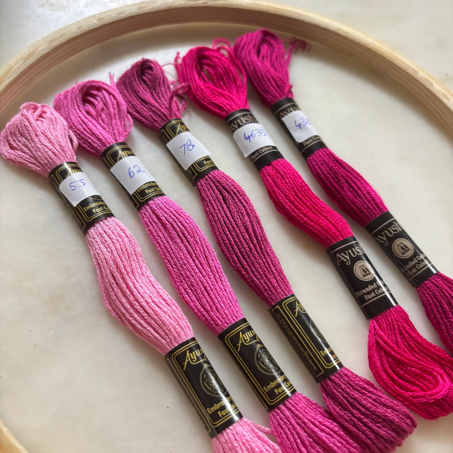 Embroidery Threads - Pink Hues II