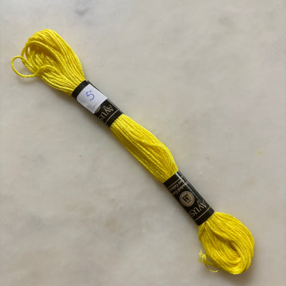 Embroidery Threads - Yellow Hues