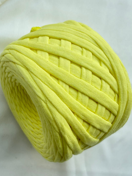 T-Shirt Yarn (200g) - Lime Yellow