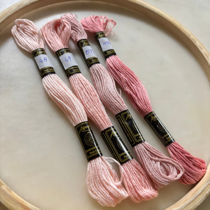 Embroidery Threads - Pink Hues I