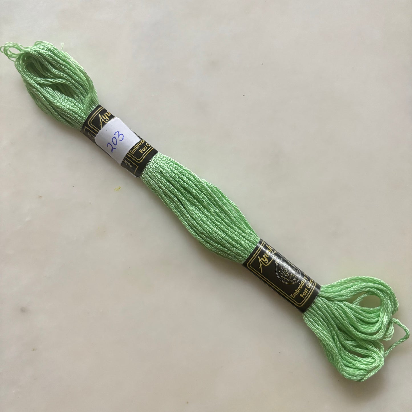 Embroidery Threads - Green Hues I