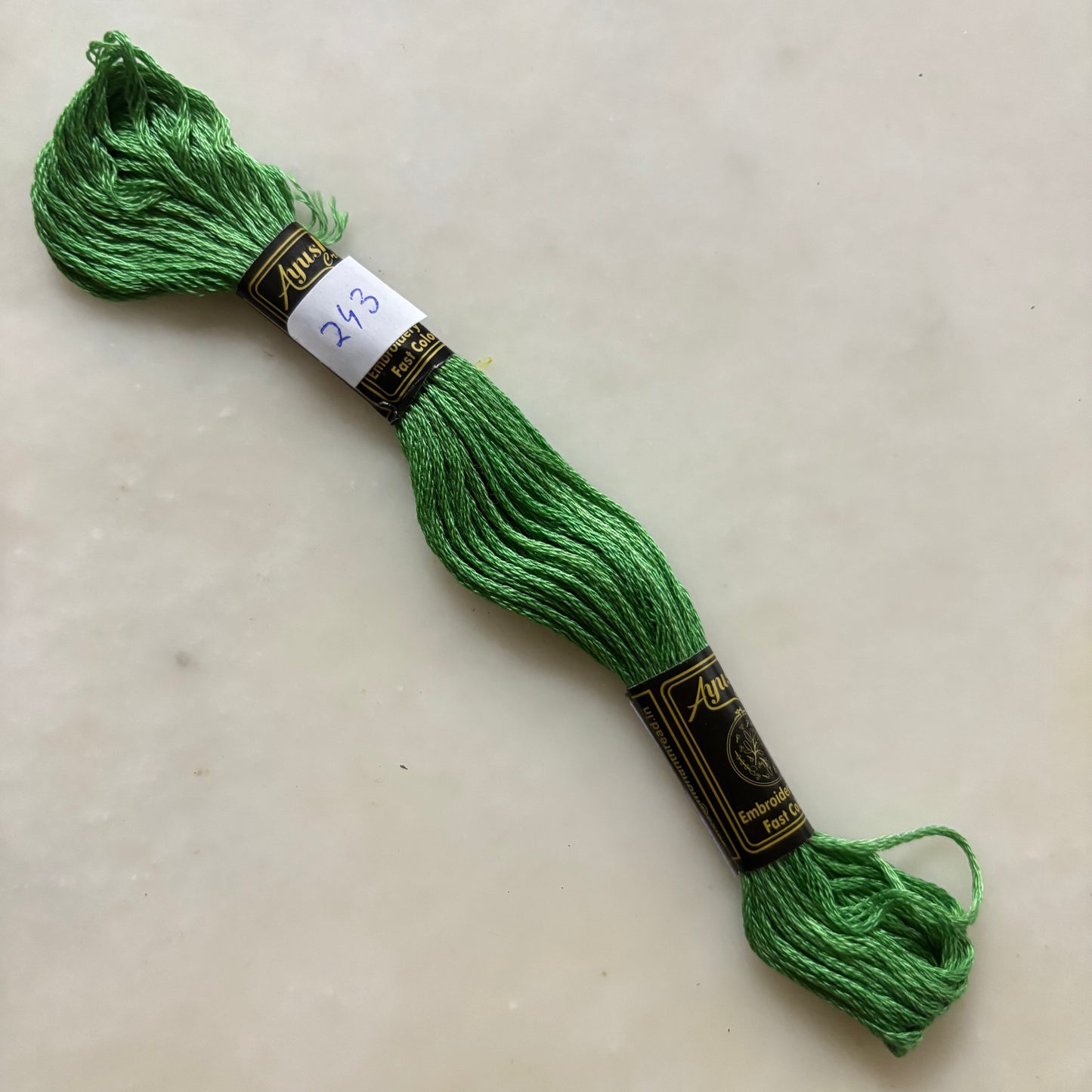 Embroidery Threads - Green Hues II