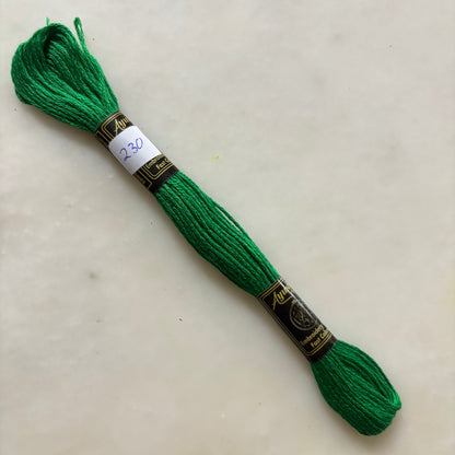 Embroidery Threads - Green Hues II